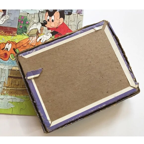 Disney Mickey and Minnie Kids Jigsaw Puzzle COMPLETE Vintage 1990s - Picture 4 of 4